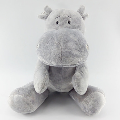 Stuffed plush toy hippo